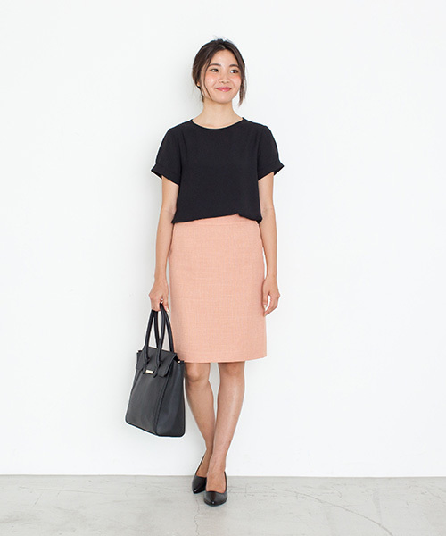 NATURAL BEAUTY BASIC（ナチュラルビューティーベーシック）の「バックリボンブラウス（シャツ/ブラウス・レディース・ホワイト系その他/ブラック/ダークベージュ・MEDIUM/SMALL）」の7枚目の写真