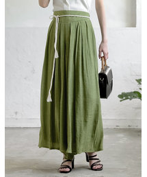 Re:EDIT | リラックスマキシスカート風楊柳ロングパンツ(その他パンツ)