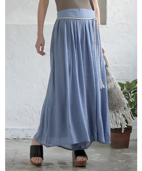 Re:EDIT（リエディ）の「[低身長サイズ有]楊柳ワイドスカンツ（その他パンツ・レディース・ネイビー/レッド/オフホワイト/ブラック/モカ/グレー/ピンクベージュ/マスタード/プラム/ブラウン/カーキ/サックスブルー/アイボリー/ピンク/ブルー/オレンジ/グリーン/キャメル/パープル/グレイッシュベージュ/ブルーグリーン・MEDIUM/LARGE/SMALL/X-LARGE）」の13枚目の写真