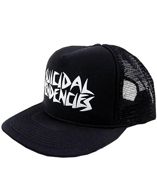 ８(eight)（エイト）の「スーサイダルテンデンシーズ メッシュキャップ（キャップ・メンズ・ネイビー/エンジ/パープル/ブラック×ブラック/ブラック×パープル/オリーブ/ブラック×ホワイト/ブラック×イエロー/ブラック×ゴールド/グリーン/ライトグレー/レッド/ブラウン/ブラック×グリーン/ブラック×レッド/ブラック×ピンク/ブラック×シルバー/ブラック×ブルー/ブルー/チャコールグレー・FREE）」の2枚目の写真