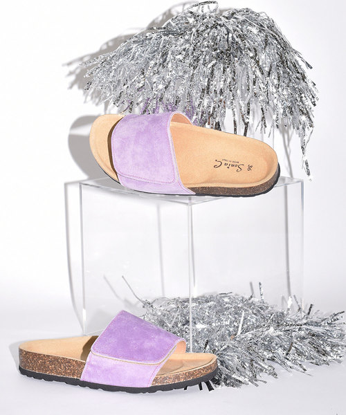 Sonia C（ソニアシー）の「甲深フットベッドサンダル（サンダル・レディース・トップグレー/シルバー/ブラック/キャメル/ホワイト/ブラック系その他/オレンジ/グレー系その他/ゴールド/ラベンダー・36/38/39/37/35）」の15枚目の写真