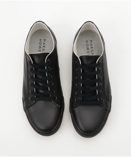MARGARET HOWELL（マーガレットハウエル）の「SOFT LEATHER（スニーカー・レディース・ブラック/ホワイト・25.5/24.5/23.5）」の6枚目の写真