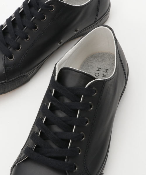 MARGARET HOWELL（マーガレットハウエル）の「SOFT LEATHER（スニーカー・レディース・ブラック/ホワイト・25.5/24.5/23.5）」の8枚目の写真