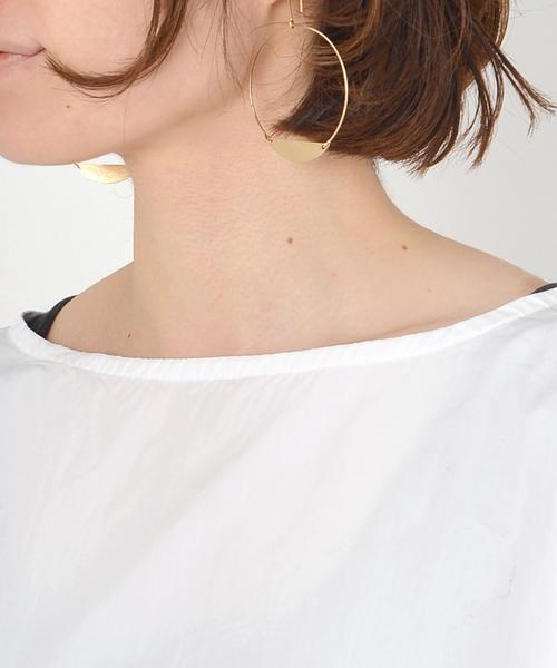 SHIPS Days（シップスデイズ）の「STAMP AND DIARY:SHIPS別注ワイドブラウス◇（シャツ/ブラウス・レディース・ホワイト・ONE SIZE）」の5枚目の写真