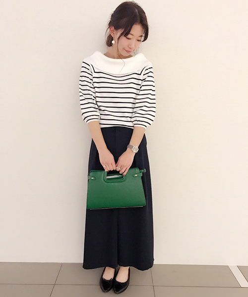 laboratory work（ラボラトリーワーク）の「袖ボリュームプルオーバー（ニット/セーター・レディース・オフホワイト/ダークオレンジ/その他12・MEDIUM）」の16枚目の写真