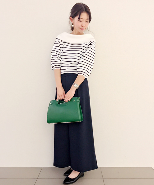 laboratory work（ラボラトリーワーク）の「袖ボリュームプルオーバー（ニット/セーター・レディース・オフホワイト/ダークオレンジ/その他12・MEDIUM）」の17枚目の写真