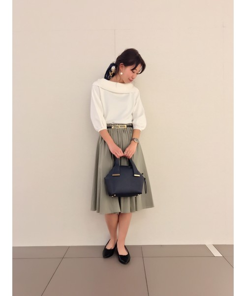 laboratory work（ラボラトリーワーク）の「袖ボリュームプルオーバー（ニット/セーター・レディース・オフホワイト/ダークオレンジ/その他12・MEDIUM）」の18枚目の写真