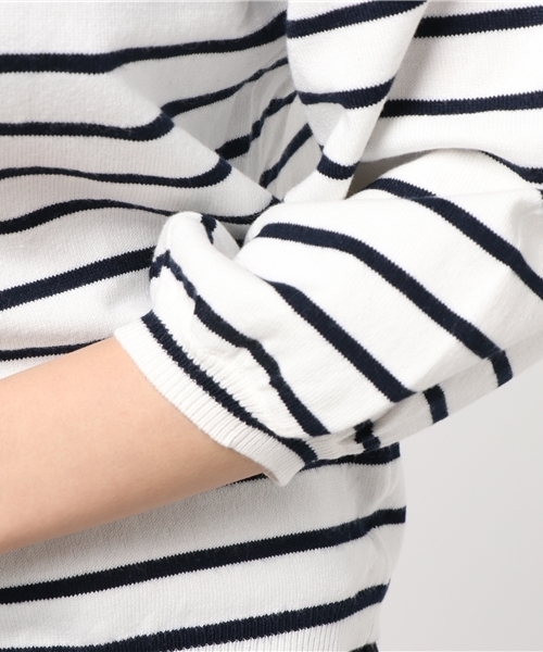 laboratory work（ラボラトリーワーク）の「袖ボリュームプルオーバー（ニット/セーター・レディース・オフホワイト/ダークオレンジ/その他12・MEDIUM）」の8枚目の写真