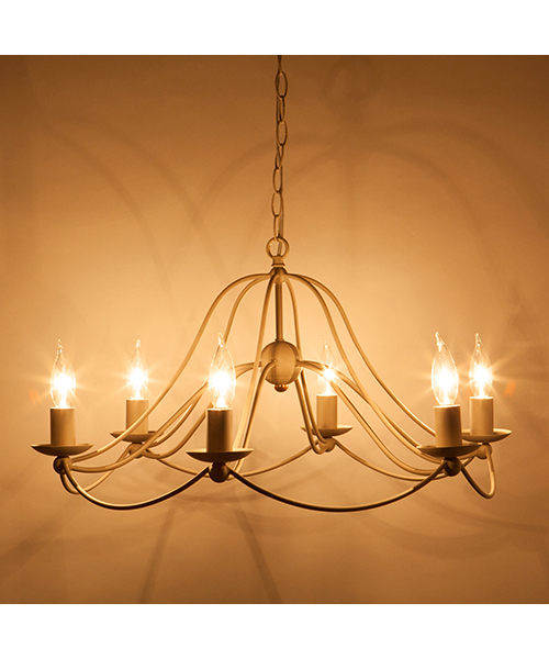 パーティを彩るご馳走や Francfranc シャンデリア 天井照明