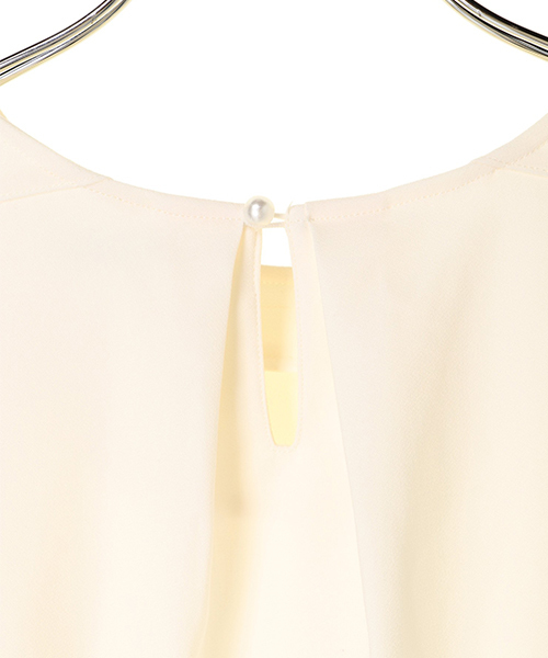 earth music&ecology（アースミュージックアンドエコロジー）の「【3点SET】ボリューム袖ブラウス＋インナー＋スカートセット（ワンピース・レディース・アイボリー/ピンク/ネイビー・FREE）」の13枚目の写真