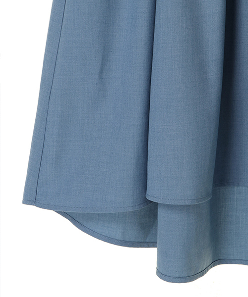 earth music&ecology（アースミュージックアンドエコロジー）の「【3点SET】ボリューム袖ブラウス＋インナー＋スカートセット（ワンピース・レディース・アイボリー/ピンク/ネイビー・FREE）」の9枚目の写真