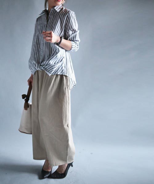 antiqua アンティカ 異素材アシンメトリーカーディガンサルエルパンツ antiqua アンティカ 異素材アシンメトリーカーディガンサルエルパンツ