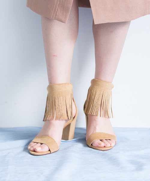STUDIOUS（ステュディオス）の「2wayフリンジサンダル（サンダル・レディース・グレー/ベージュ/ブラック・M/L/S）」の18枚目の写真