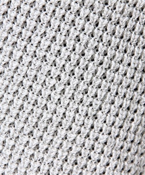 SHIPS（シップス）の「ラメVネックニット（ニット/セーター・レディース・ライトグレー/オフホワイト/ブルー・ONE SIZE）」の6枚目の写真