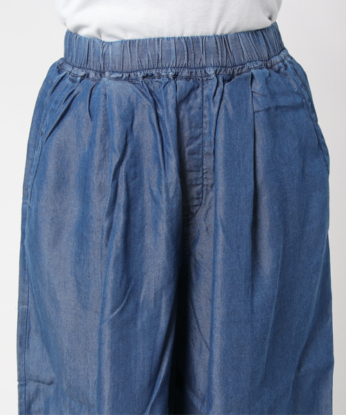 LBC(エルビーシー)の「【SPECIAL PRICE】テンセルデニムイージーパンツ (デニムパンツ・レディース・ブルー/ネイビー・MEDIUM/LARGE)」の6枚目の写真