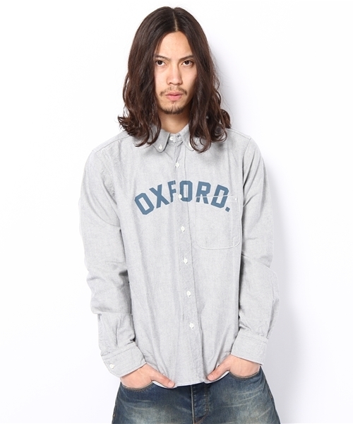 And A（アンドエー）の「INDIGO OXFORD L/S SHIRT (IMIND)（シャツ/ブラウス・メンズ・サックスブルー/ネイビー・42/44/46）」の2枚目の写真