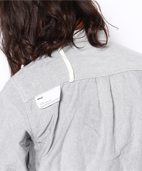 And A（アンドエー）の「INDIGO OXFORD L/S SHIRT (IMIND)（シャツ/ブラウス・メンズ・サックスブルー/ネイビー・42/44/46）」の4枚目の写真