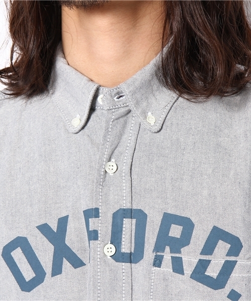 And A（アンドエー）の「INDIGO OXFORD L/S SHIRT (IMIND)（シャツ/ブラウス・メンズ・サックスブルー/ネイビー・42/44/46）」の9枚目の写真