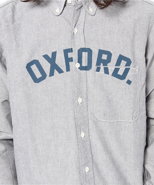 And A（アンドエー）の「INDIGO OXFORD L/S SHIRT (IMIND)（シャツ/ブラウス・メンズ・サックスブルー/ネイビー・42/44/46）」の6枚目の写真