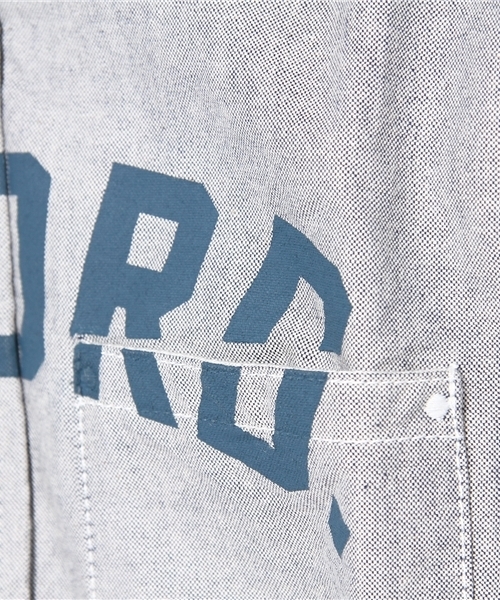 And A（アンドエー）の「INDIGO OXFORD L/S SHIRT (IMIND)（シャツ/ブラウス・メンズ・サックスブルー/ネイビー・42/44/46）」の7枚目の写真