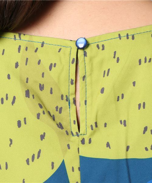 MERLOT（メルロー）の「ようなしマウンテン柄ワンピース7222（ワンピース・レディース・ブルー/チェリーピンク・FREE）」の10枚目の写真