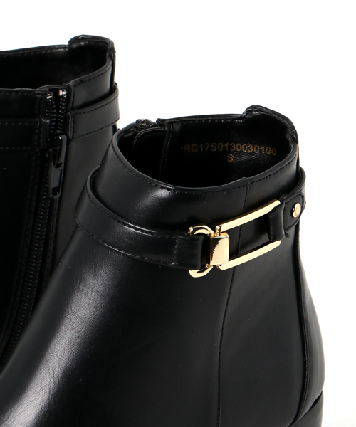 RIVE DROITE（リヴドロワ）の「ベルト付ショートブーツ（ブーティ・レディース・ブラック/ブラウン・LARGE/MEDIUM/SMALL）」の5枚目の写真