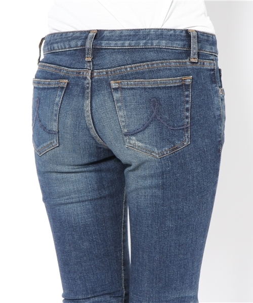 Another Edition（アナザーエディション）の「■AE STRC DNM 5POC ◆（デニムパンツ・レディース・グレー/コバルトブルー/ネイビー/ライトブルー・25/26/27/28）」の8枚目の写真