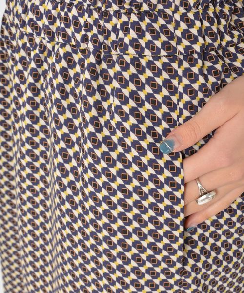 Prefer SHIPS（プリファーシップス）の「Prefer SHIPS:幾何学柄ウエストゴムパンツ◇（その他パンツ・レディース・ブラウン・ONE SIZE）」の10枚目の写真