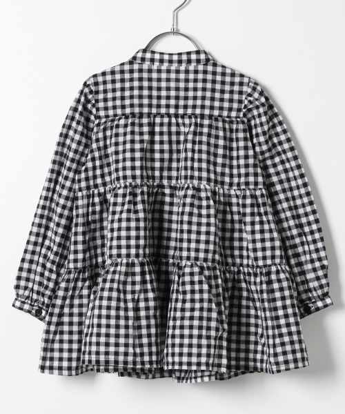 GLOBAL WORK（グローバルワーク）の「【キッズ】ティアードブラウス長袖/778833（シャツ/ブラウス・キッズ・ホワイト/ブラック・LARGE/MEDIUM/SMALL/X-LARGE/XX-LARGE）」の4枚目の写真