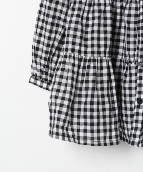 GLOBAL WORK（グローバルワーク）の「【キッズ】ティアードブラウス長袖/778833（シャツ/ブラウス・キッズ・ホワイト/ブラック・LARGE/MEDIUM/SMALL/X-LARGE/XX-LARGE）」の8枚目の写真