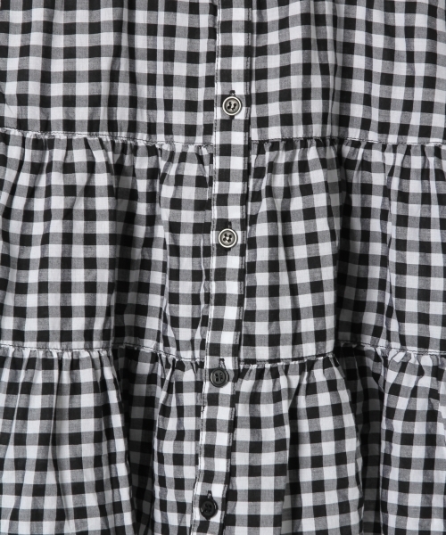 GLOBAL WORK（グローバルワーク）の「【キッズ】ティアードブラウス長袖/778833（シャツ/ブラウス・キッズ・ホワイト/ブラック・LARGE/MEDIUM/SMALL/X-LARGE/XX-LARGE）」の9枚目の写真