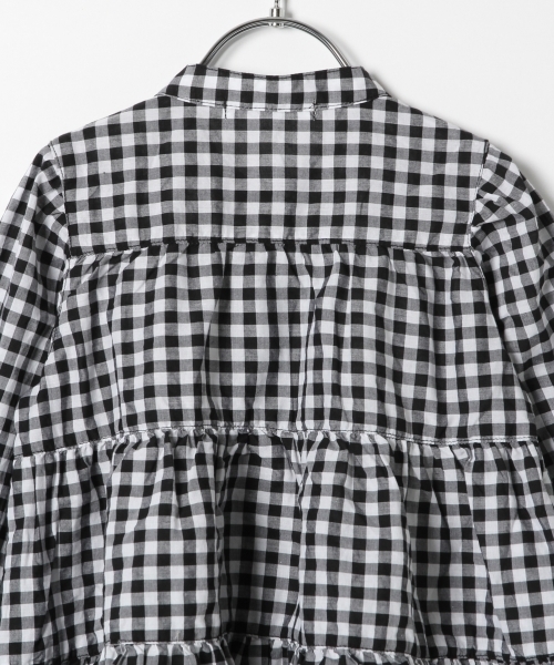 GLOBAL WORK（グローバルワーク）の「【キッズ】ティアードブラウス長袖/778833（シャツ/ブラウス・キッズ・ホワイト/ブラック・LARGE/MEDIUM/SMALL/X-LARGE/XX-LARGE）」の10枚目の写真