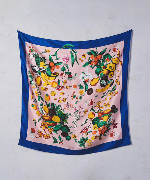 manipuri（マニプリ）の「＜manipuri（マニプリ）＞スカーフ L 18FW（バンダナ/スカーフ・レディース・オフホワイト/イエロー/ケリー/オレンジ/ピンク/ターコイズブルー・FREE）」の5枚目の写真