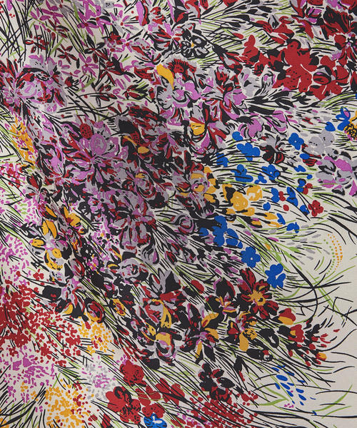 manipuri（マニプリ）の「＜manipuri（マニプリ）＞スカーフ L 18FW（バンダナ/スカーフ・レディース・オフホワイト/イエロー/ケリー/オレンジ/ピンク/ターコイズブルー・FREE）」の7枚目の写真