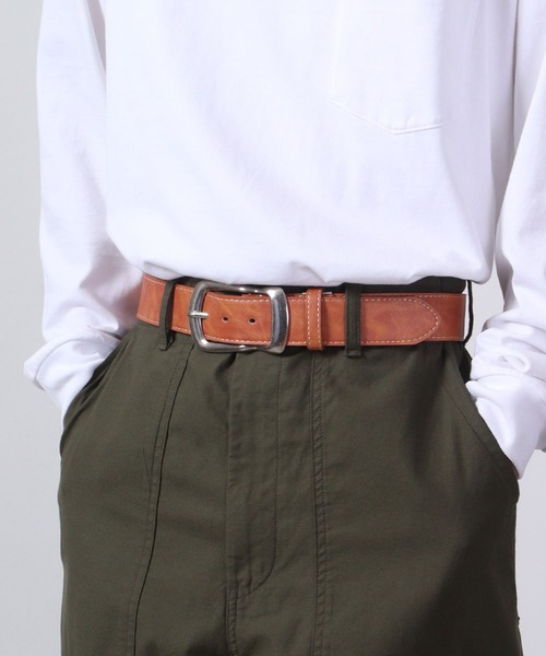 GLOBE SELECT（グローブセレクト）の「40ｍｍ PUレザー カラーベルト（ベルト・メンズ・ブラック/ブラウン/ブルー/アイボリー/キャメル/ワイン・FREE）」の5枚目の写真