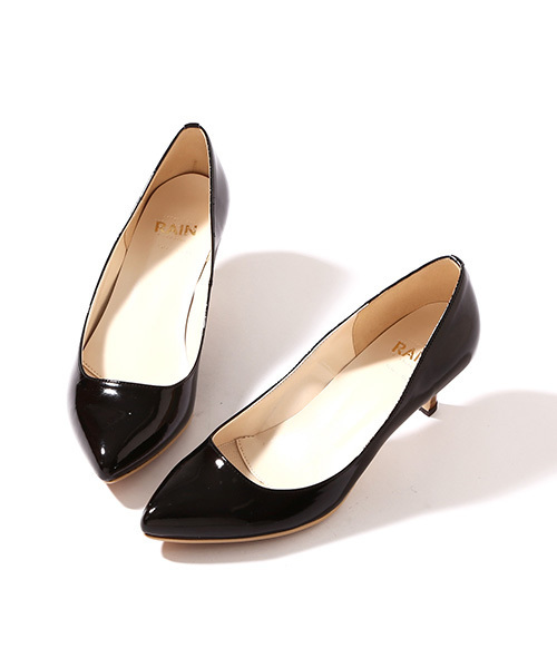 Ray BEAMS（レイビームス）の「Yale＋No.88 / レイン パンプス（パンプス・レディース・ブラック/ベージュ・23/22.5/23.5/25/24/24.5）」の2枚目の写真