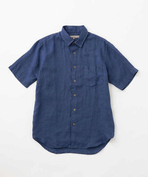 UNITED ARROWS TOKYO リネンシャツブラウス 青 - メルカリ