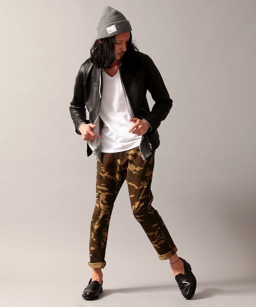 BEAUTY&YOUTH UNITED ARROWS(ビューティーアンドユースユナイテッドアローズ)の「by∴ ゴート シングル ライダース◆§5 (ライダースジャケット・メンズ・ブラック/ベージュ/ネイビー・SMALL/MEDIUM/LARGE/X-LARGE)」の7枚目の写真