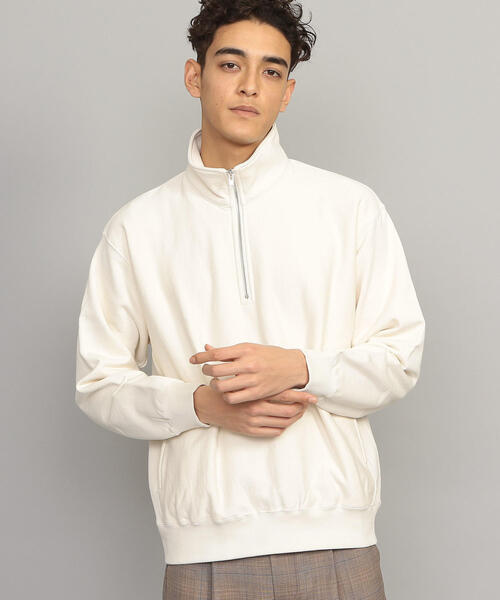 【syu-★】　BEAUTY&YOUTH ハーフジップスウェット BEAUTY&YOUTH UNITED ARROWS（ビューティーアンドユース