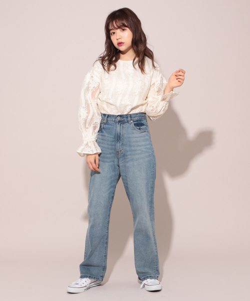 apres jour（アプレジュール）の「刺繍レース袖ボリュームブラウス【ZOZOTOWN限定アイテム】（シャツ/ブラウス・レディース・ブラック/オフホワイト/アイボリー・フリー）」の10枚目の写真