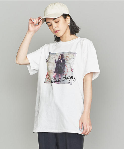 BEAUTY&YOUTH UNITED ARROWS(ビューティーアンドユースユナイテッドアローズ)の「【別注】<ROBERTA BAYLEY>ショートスリーブTシャツ(Tシャツ/カットソー・レディース・その他1/ホワイト/ブラック・MEDIUM)」の3枚目の写真