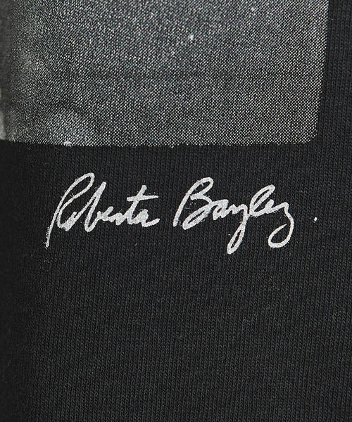 BEAUTY&YOUTH UNITED ARROWS(ビューティーアンドユースユナイテッドアローズ)の「【別注】<ROBERTA BAYLEY>ショートスリーブTシャツ(Tシャツ/カットソー・レディース・その他1/ホワイト/ブラック・MEDIUM)」の6枚目の写真