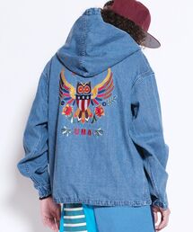 ALDIES�i�A�[���f�B�[�Y�j�́uOwl Denim Parka / �A�E���f�j���p�[�J�[�i�e�[���[�h�W���P�b�g�j�v