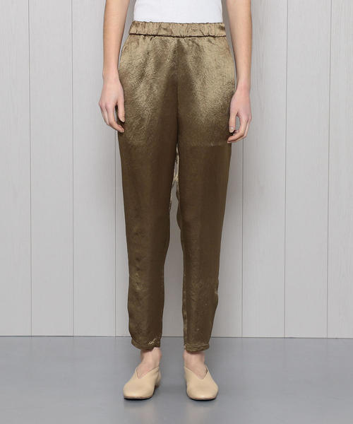 H　BEAUTY&YOUTH UNITED ARROWS（エイチビューティーアンドユースユナイテッドアローズ）の「＜H＞SATIN SLIT TROUSERS/パンツ（その他パンツ・レディース・パープル/モカ/ライム・SMALL/MEDIUM）」の4枚目の写真
