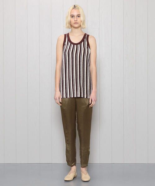 H　BEAUTY&YOUTH UNITED ARROWS（エイチビューティーアンドユースユナイテッドアローズ）の「＜H＞SATIN SLIT TROUSERS/パンツ（その他パンツ・レディース・パープル/モカ/ライム・SMALL/MEDIUM）」の13枚目の写真