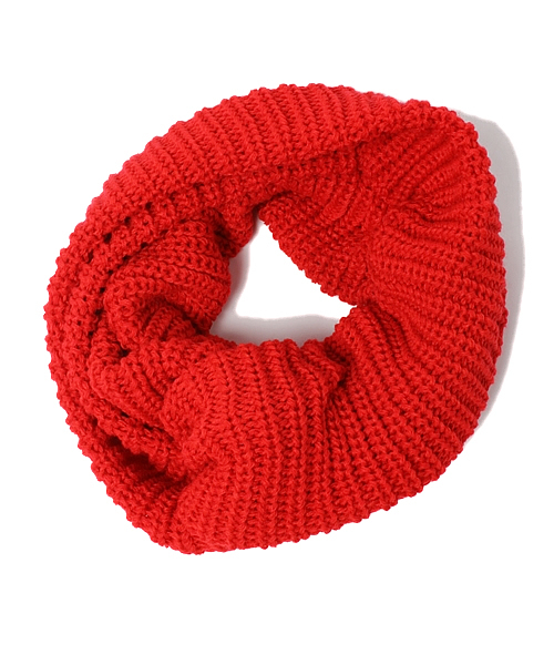 WEGO（ウィゴー）の「WEGO/プレーンニットスヌード（ストール/ショール・メンズ・ブラック/グレー/サックスブルー/ネイビー/ライトパープル/レッド/グリーン/ライトピンク・FREE）」の15枚目の写真