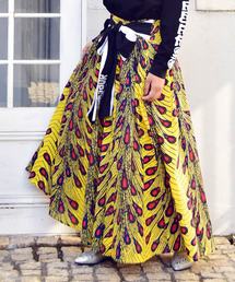 チャイハネ | 【チャイハネ】アフリカ・キテンゲ柄ロングスカート(スカート)