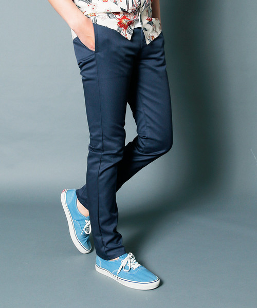 Magine(マージン)の「COOL MAX TWILL SLIM TAPERED NO-P PANTS:クールマックスツイルスリムテーパードパンツ(その他パンツ・メンズ・ブラック/ベージュ/ネイビー/グレー・44/46/48)」の4枚目の写真