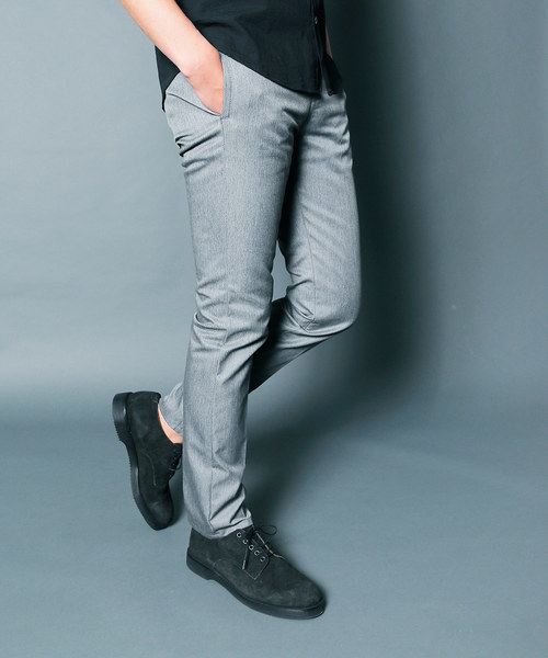 Magine(マージン)の「COOL MAX TWILL SLIM TAPERED NO-P PANTS:クールマックスツイルスリムテーパードパンツ(その他パンツ・メンズ・ブラック/ベージュ/ネイビー/グレー・44/46/48)」の3枚目の写真