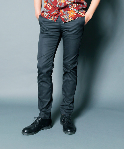 Magine(マージン)の「COOL MAX TWILL SLIM TAPERED NO-P PANTS:クールマックスツイルスリムテーパードパンツ(その他パンツ・メンズ・ブラック/ベージュ/ネイビー/グレー・44/46/48)」の5枚目の写真